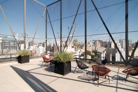 Studio para alugar com 25m², 0 quarto e sem vagaCobertura