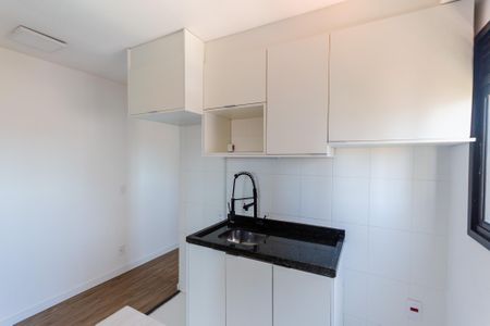 Cozinha de apartamento à venda com 2 quartos, 54m² em Campestre, Santo André