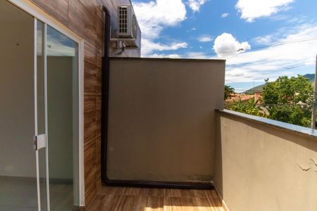 Apartamento para alugar com 34m², 1 quarto e sem vagaVaranda do Quarto 