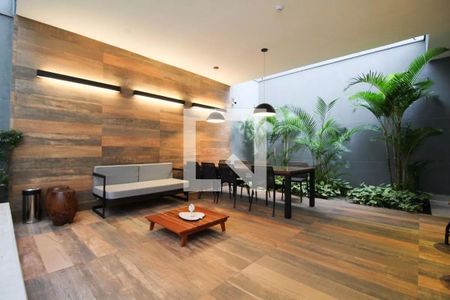 Studio para alugar com 28m², 1 quarto e sem vaga Studio para alugar com 28m², 1 quarto e sem vagaÁrea comum - Churrasqueira