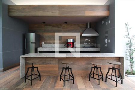 Studio para alugar com 28m², 1 quarto e sem vaga Studio para alugar com 28m², 1 quarto e sem vagaÁrea comum - Churrasqueira