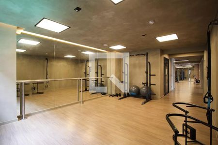 Studio para alugar com 28m², 1 quarto e sem vaga Studio para alugar com 28m², 1 quarto e sem vagaÁrea comum - Academia