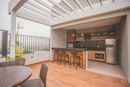 Apartamento para alugar com 34m², 2 quartos e sem vaga Apartamento para alugar com 34m², 2 quartos e sem vagaLounge - Churrasqueira