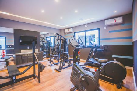 Apartamento para alugar com 34m², 2 quartos e sem vaga Apartamento para alugar com 34m², 2 quartos e sem vagaÁrea comum - Academia