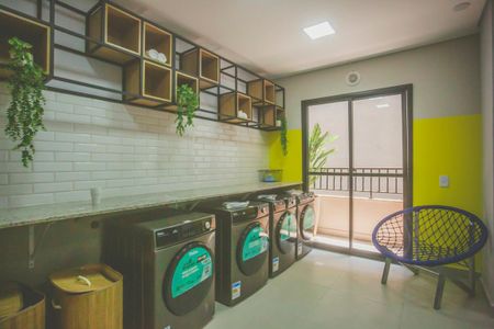 Apartamento para alugar com 34m², 2 quartos e sem vaga Apartamento para alugar com 34m², 2 quartos e sem vagaÁrea comum - Lavandeiria coletiva