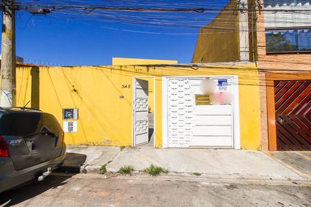 Casa de condomínio para alugar com 55m², 2 quartos e 1 vagaFachada + Plaquinha