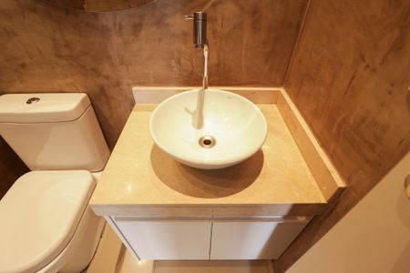 Apartamento à venda com 65m², 1 quarto e 2 vagasLavabo da sala