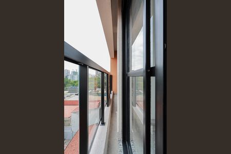 Apartamento à venda com 26m², 1 quarto e sem vagaSacada do quarto