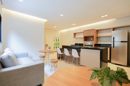 Apartamento à venda com 26m², 1 quarto e sem vagaÁrea comum - Espaço gourmet
