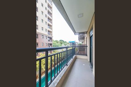 Studio à venda com 40m², 1 quarto e 1 vagaVaranda