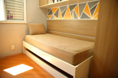 Casa de condomínio à venda com 108m², 3 quartos e 3 vagasQuarto 3