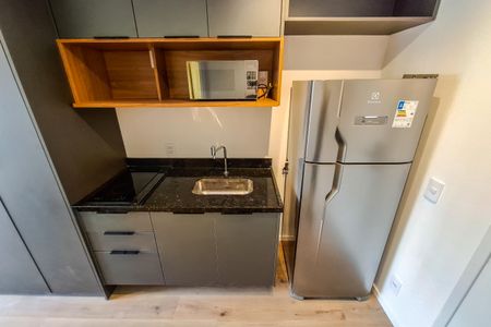 Studio para alugar com 25m², 1 quarto e sem vaga Studio para alugar com 25m², 1 quarto e sem vagakitnet studio cozinha