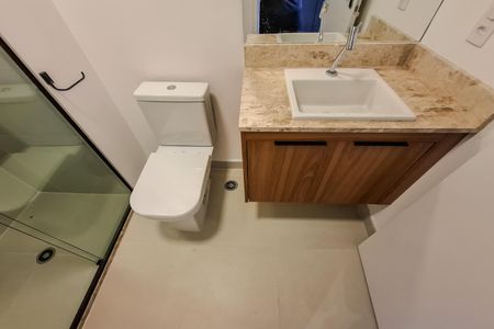 Studio para alugar com 25m², 1 quarto e sem vaga Studio para alugar com 25m², 1 quarto e sem vagakitnet studio banheiro