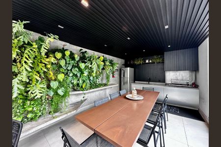 Apartamento à venda com 42m², 1 quarto e 1 vagaChurrasqueira