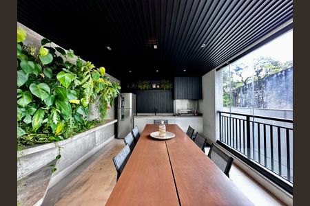 Apartamento à venda com 42m², 1 quarto e 1 vagaChurrasqueira