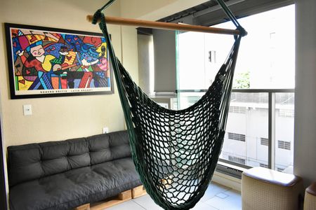 Apartamento à venda com 40m², 1 quarto e 1 vagaSacada Sala