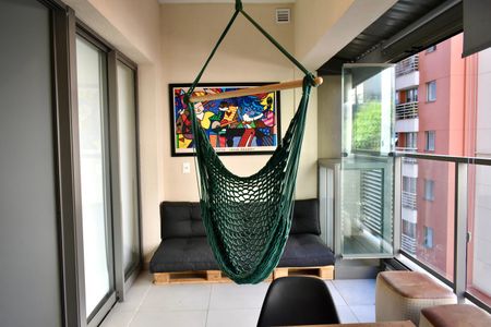 Apartamento à venda com 40m², 1 quarto e 1 vagaSacada Sala