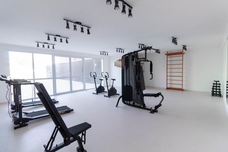 Apartamento para alugar com 49m², 1 quarto e 1 vaga Apartamento para alugar com 49m², 1 quarto e 1 vagaÁrea comum - Academia