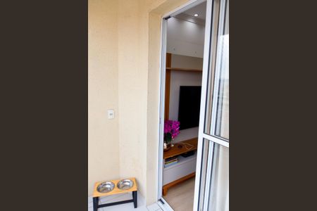 Apartamento à venda com 49m², 2 quartos e 1 vagaSacada sala