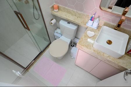 Apartamento à venda com 66m², 2 quartos e 1 vagaBanheiro - Quarto 1 Suite