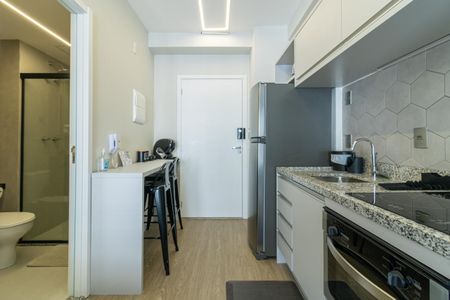 Studio para alugar com 25m², 1 quarto e sem vagaCozinha