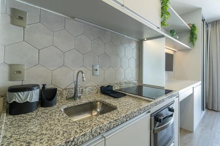 Studio para alugar com 25m², 1 quarto e sem vagaCozinha