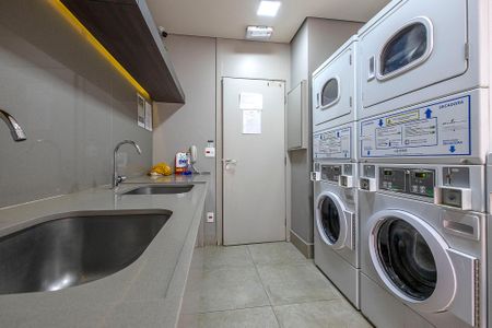 Studio para alugar com 40m², 1 quarto e 1 vagaLavanderia