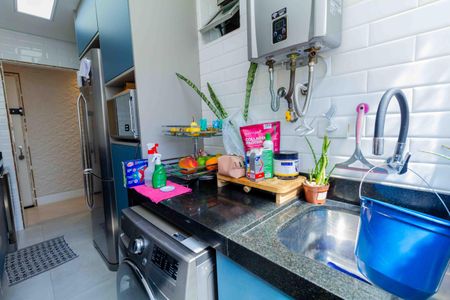 Apartamento à venda com 63m², 2 quartos e 1 vagaCozinha e Área de Serviço