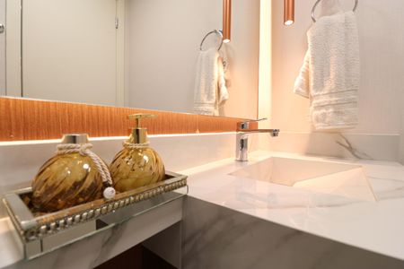 Apartamento à venda com 69m², 1 quarto e 2 vagasBanheiro Social