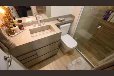 Apartamento para alugar com 58m², 2 quartos e 1 vaga Apartamento para alugar com 58m², 2 quartos e 1 vagaBanheiro