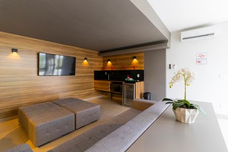 Studio para alugar com 27m², 1 quarto e sem vaga Studio para alugar com 27m², 1 quarto e sem vagaÁrea comum - Salão de Festas
