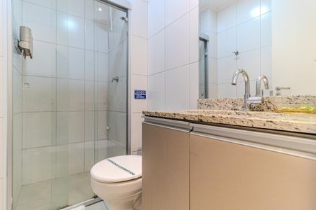 Studio para alugar com 27m², 1 quarto e sem vaga Studio para alugar com 27m², 1 quarto e sem vagaBanheiro
