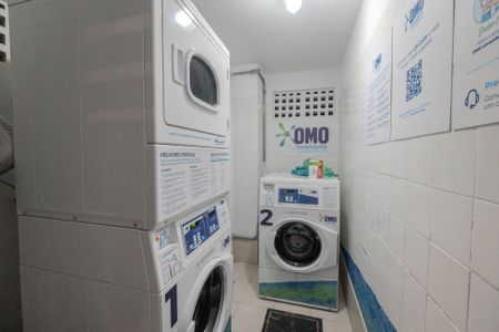 Studio para alugar com 35m², 1 quarto e 1 vagaLavanderia