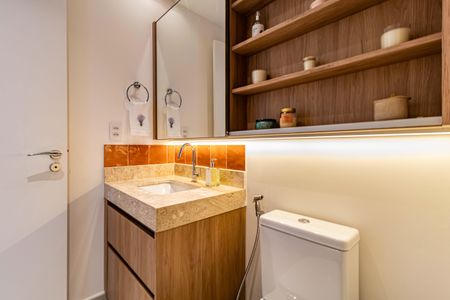 Apartamento à venda com 76m², 2 quartos e 1 vagaBanheiro social