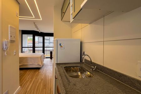 Studio à venda com 26m², 1 quarto e sem vagaCozinha
