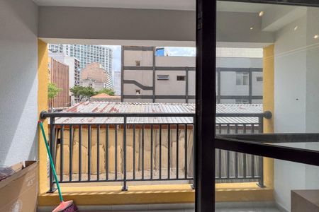 Studio à venda com 26m², 1 quarto e sem vagaVaranda