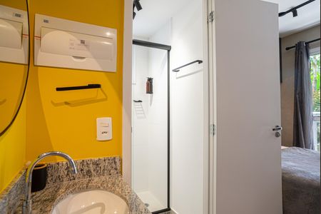 Studio à venda com 20m², 1 quarto e sem vaga Studio à venda com 20m², 1 quarto e sem vagaBanheiro