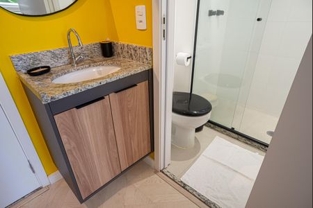 Studio à venda com 20m², 1 quarto e sem vaga Studio à venda com 20m², 1 quarto e sem vagaBanheiro
