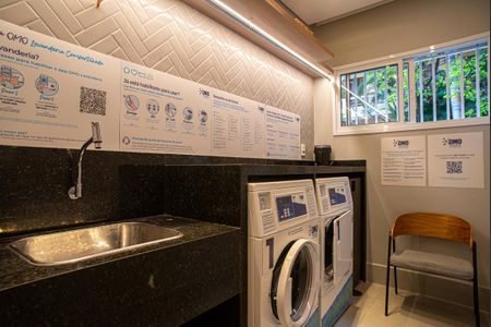 Studio à venda com 20m², 1 quarto e sem vaga Studio à venda com 20m², 1 quarto e sem vagaÁrea comum - Lavanderia