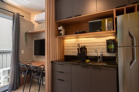 Studio à venda com 20m², 1 quarto e sem vaga Studio à venda com 20m², 1 quarto e sem vagaCozinha
