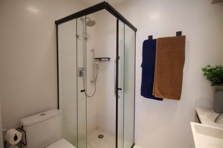 Studio para alugar com 21m², 1 quarto e sem vaga Studio para alugar com 21m², 1 quarto e sem vagaBanheiro