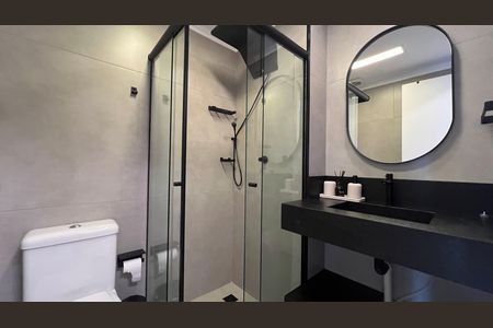 Studio para alugar com 25m², 1 quarto e sem vaga Studio para alugar com 25m², 1 quarto e sem vagaBanheiro