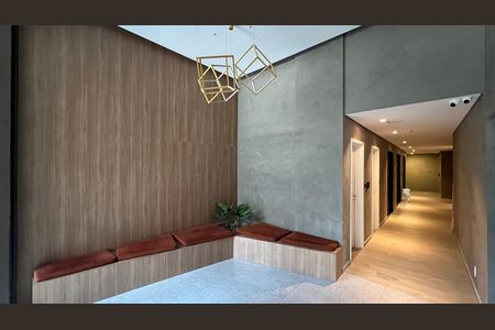 Studio para alugar com 25m², 1 quarto e sem vaga Studio para alugar com 25m², 1 quarto e sem vagaHall de entrada