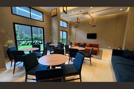 Studio para alugar com 25m², 1 quarto e sem vaga Studio para alugar com 25m², 1 quarto e sem vagaÁrea comum - Salão de festas