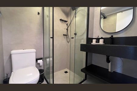 Studio para alugar com 25m², 1 quarto e sem vaga Studio para alugar com 25m², 1 quarto e sem vagaBanheiro