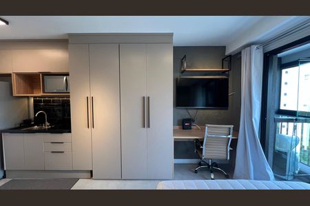 Studio para alugar com 25m², 1 quarto e sem vaga Studio para alugar com 25m², 1 quarto e sem vagaQuarto/Sala