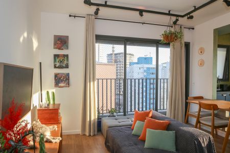 Sala e Cozinha de apartamento para alugar com 2 quartos, 75m² em Jardim Vera Cruz, São Paulo