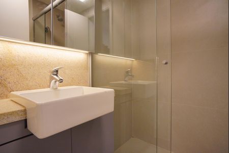 Banheiro Corredor de kitnet/studio à venda com 1 quarto, 41m² em Boa Vista, Porto Alegre