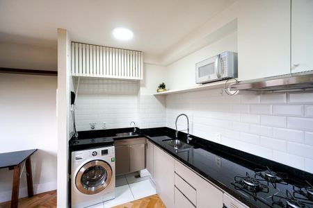 Cozinha de apartamento à venda com 1 quarto, 34m² em Cidade Mãe do Céu, São Paulo