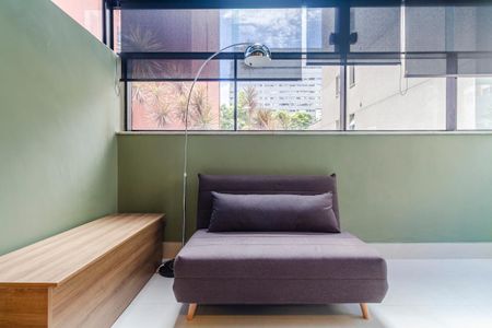 Studio para alugar com 27m², 1 quarto e sem vagaVaranda